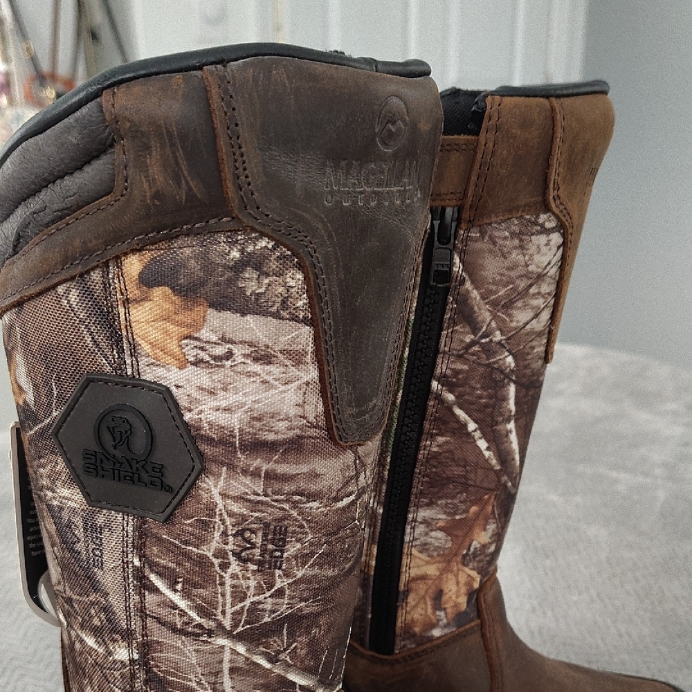 Magellan Outdoors Kids Boots in Brown and Camouflage